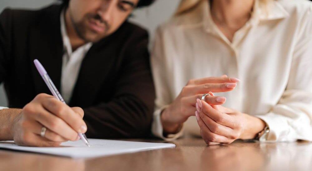 Signing for a Divorce