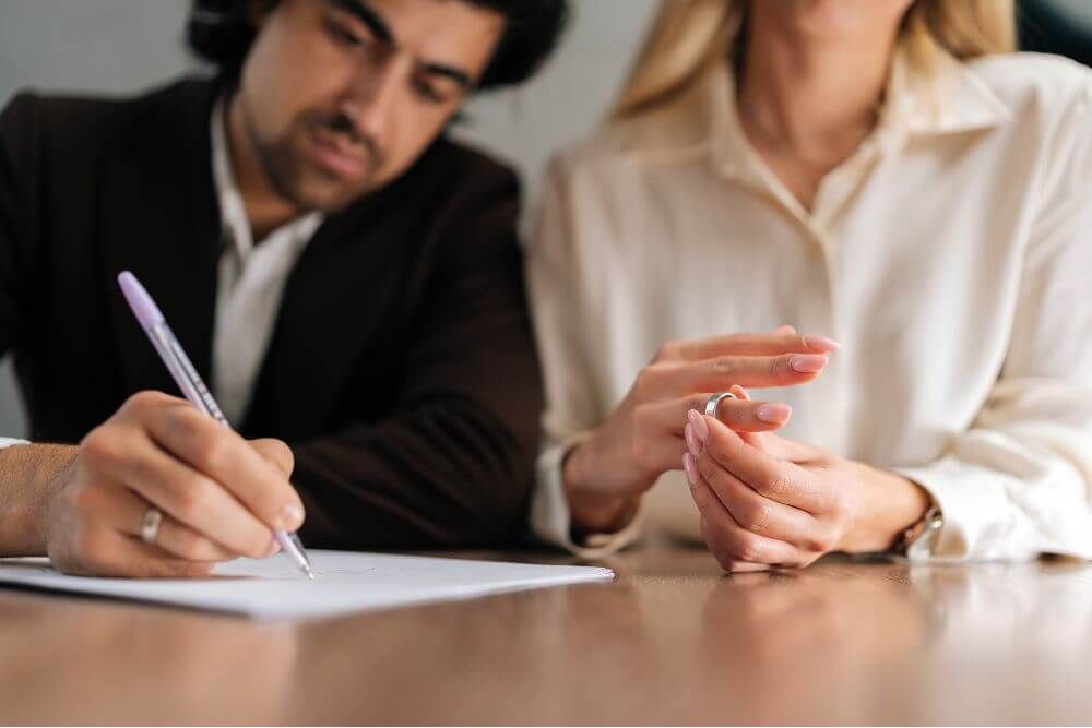 Signing for a Divorce