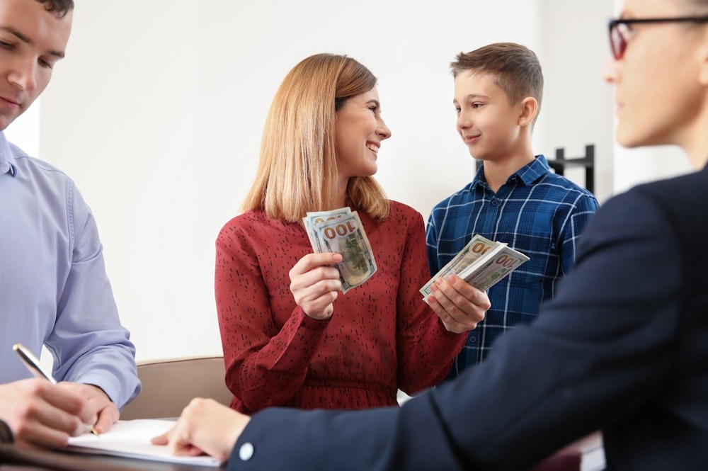 receiving alimony