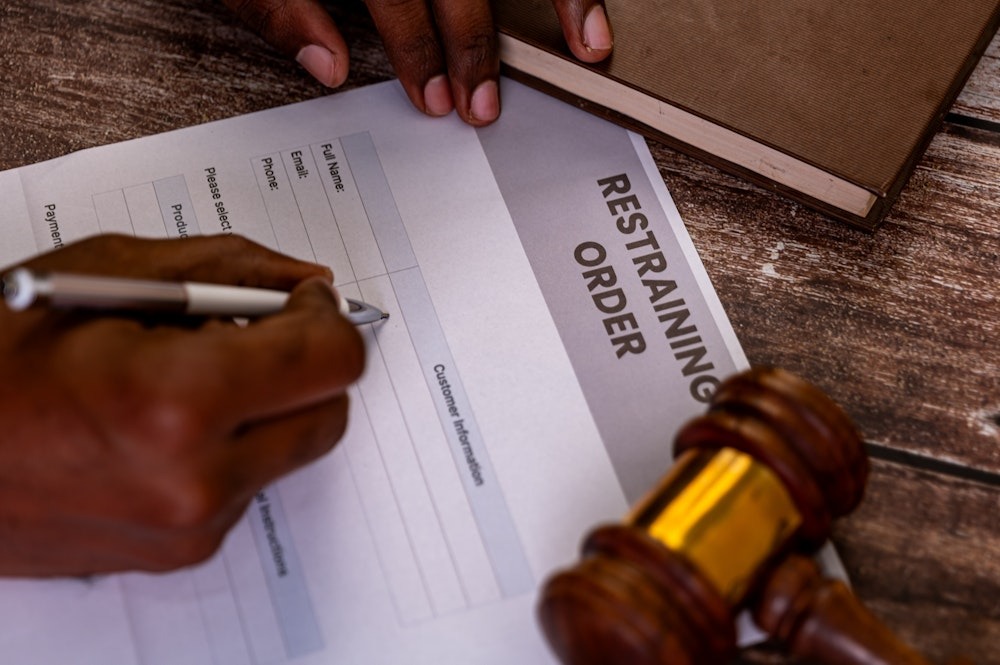 obtaining a restraining order
