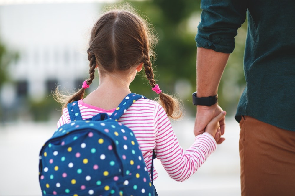 walking to school