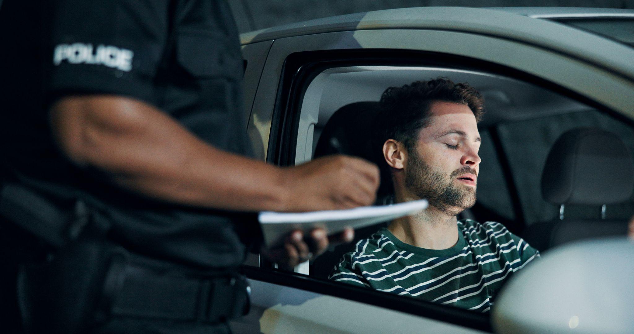 Passed out in passengers seat