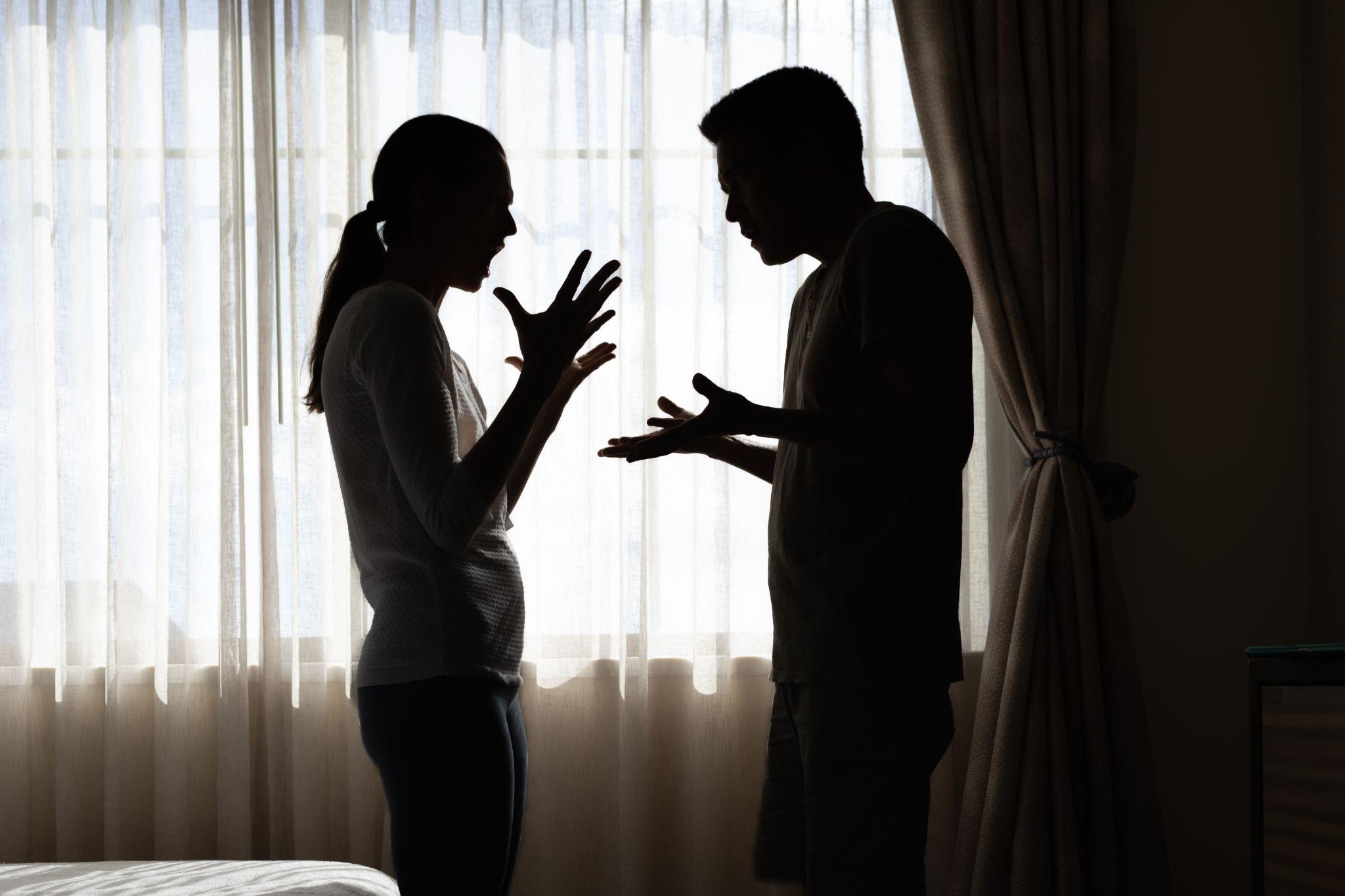 Arguing parents hurt the children