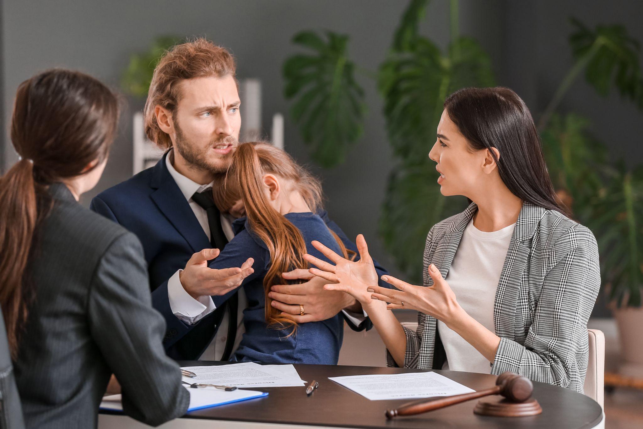 Fighting over child support and visitation